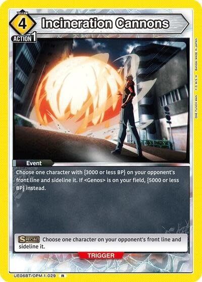 Incineration Cannons - UE06BT/OPM-1-029 (Foil, Rare)