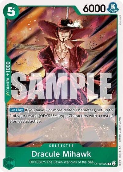 Dracule Mihawk - OP10-029 (Foil, R)