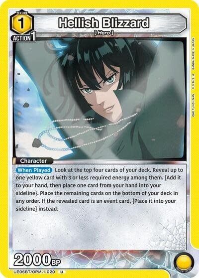 Hellish Blizzard (020) - UE06BT/OPM-1-020 (Normal, Uncommon)