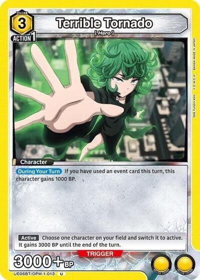 Terrible Tornado (013) - UE06BT/OPM-1-013 (Normal, Uncommon)
