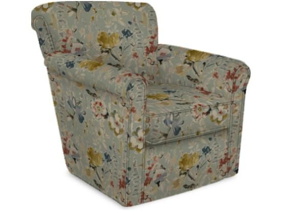 Raleigh Swivel Chair-Kira Mist