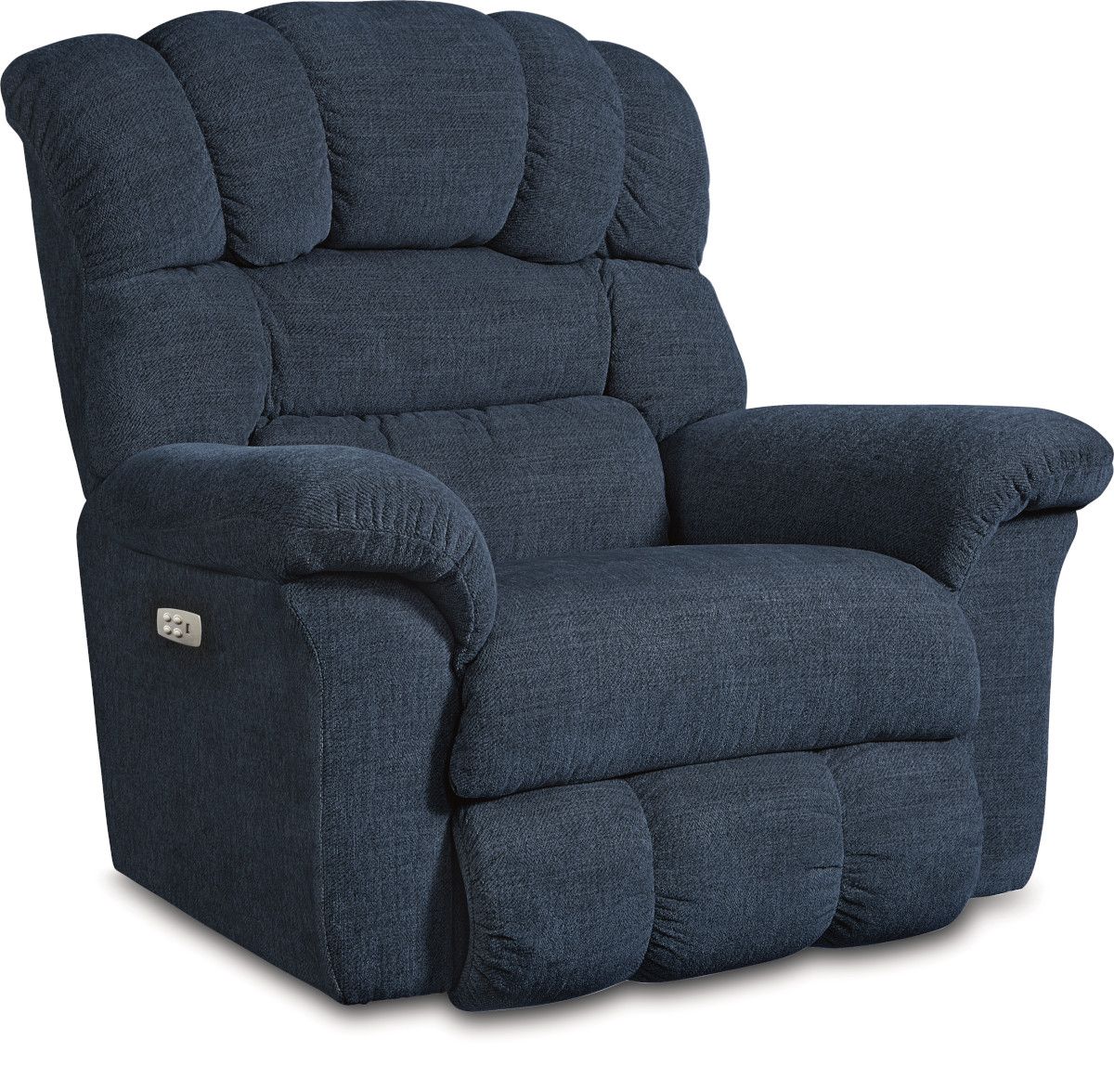 Randell Power Rocking Recliner w/ Headrest &amp; Lumbar Roma Navy