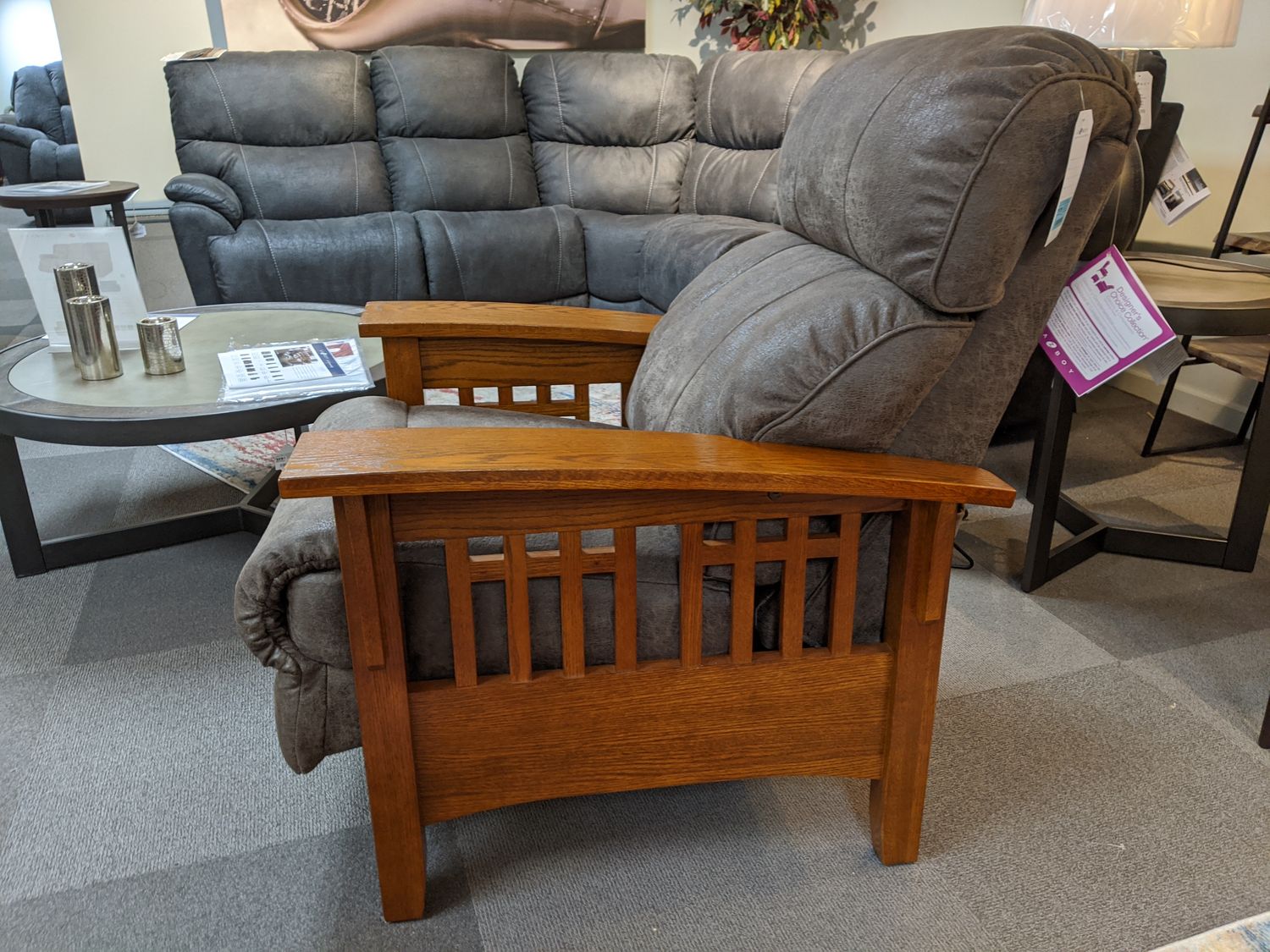 Eldorado High Leg Reclining Chair I-Northwest Mink