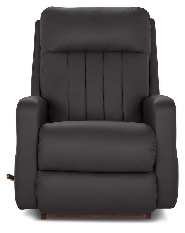 Finley Power Rocking Recliner w/ Headrest &amp; Lumbar Gambit Onyx