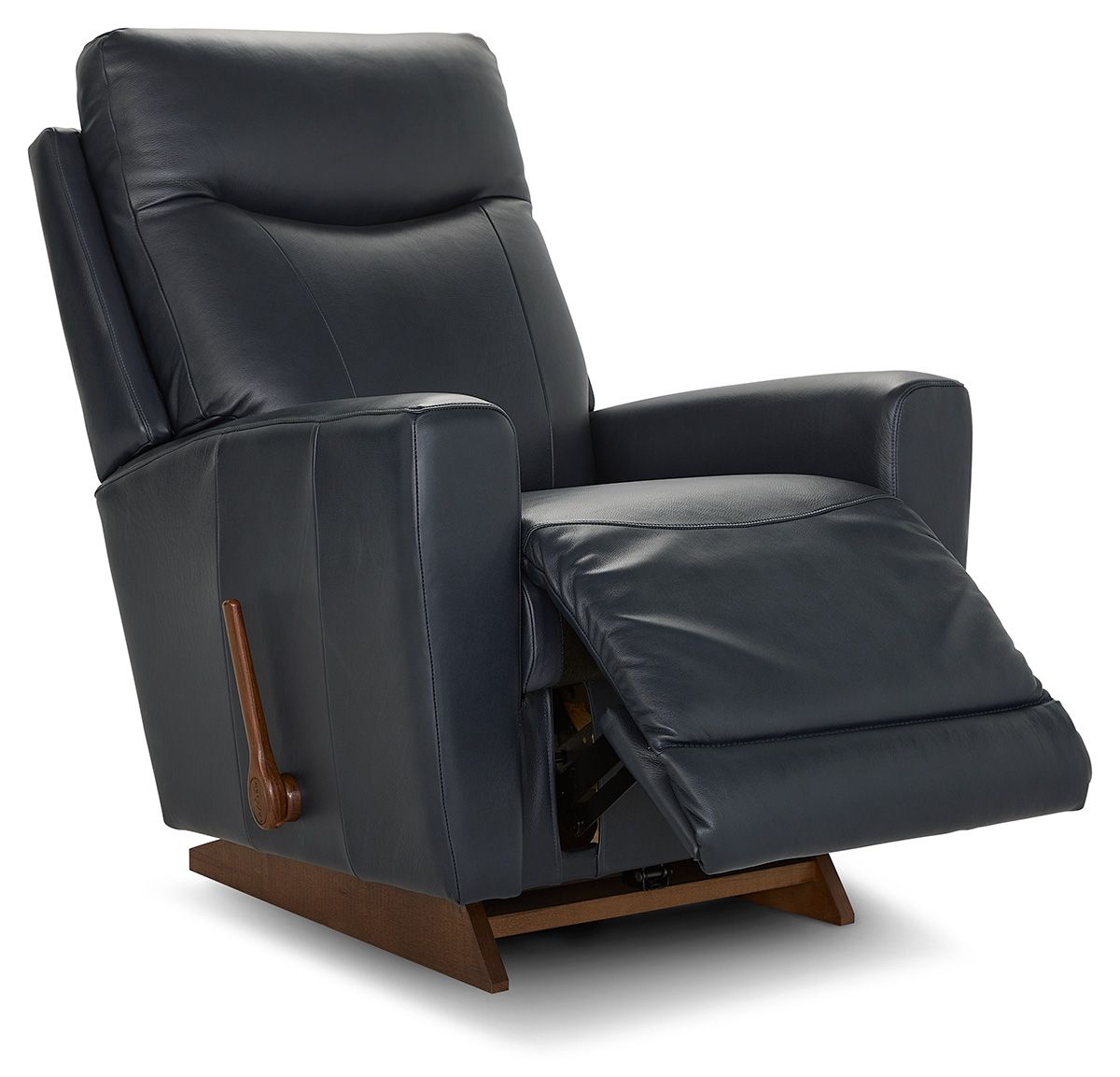 Kodie Power Rocking Recliner w/ Headrest &amp; Lumbar Sutton Navy