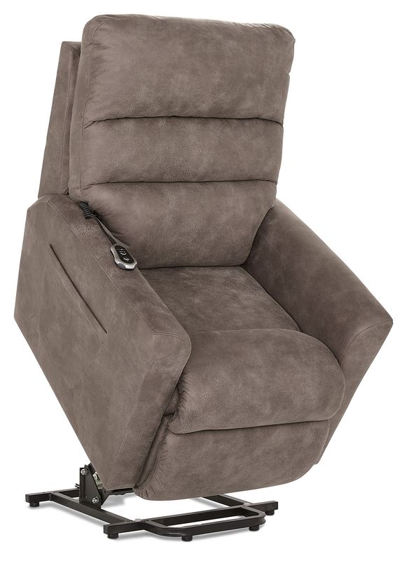 Liam Bronze Power Lift Recliner I-Raven Crest Mushroom
