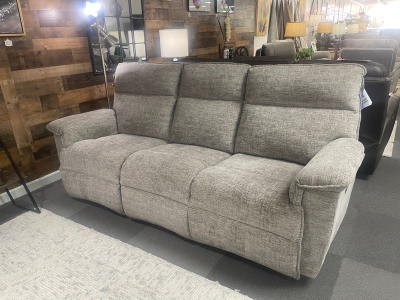 Jay Power Reclining Sofa w/ Headrest Donegal Linen