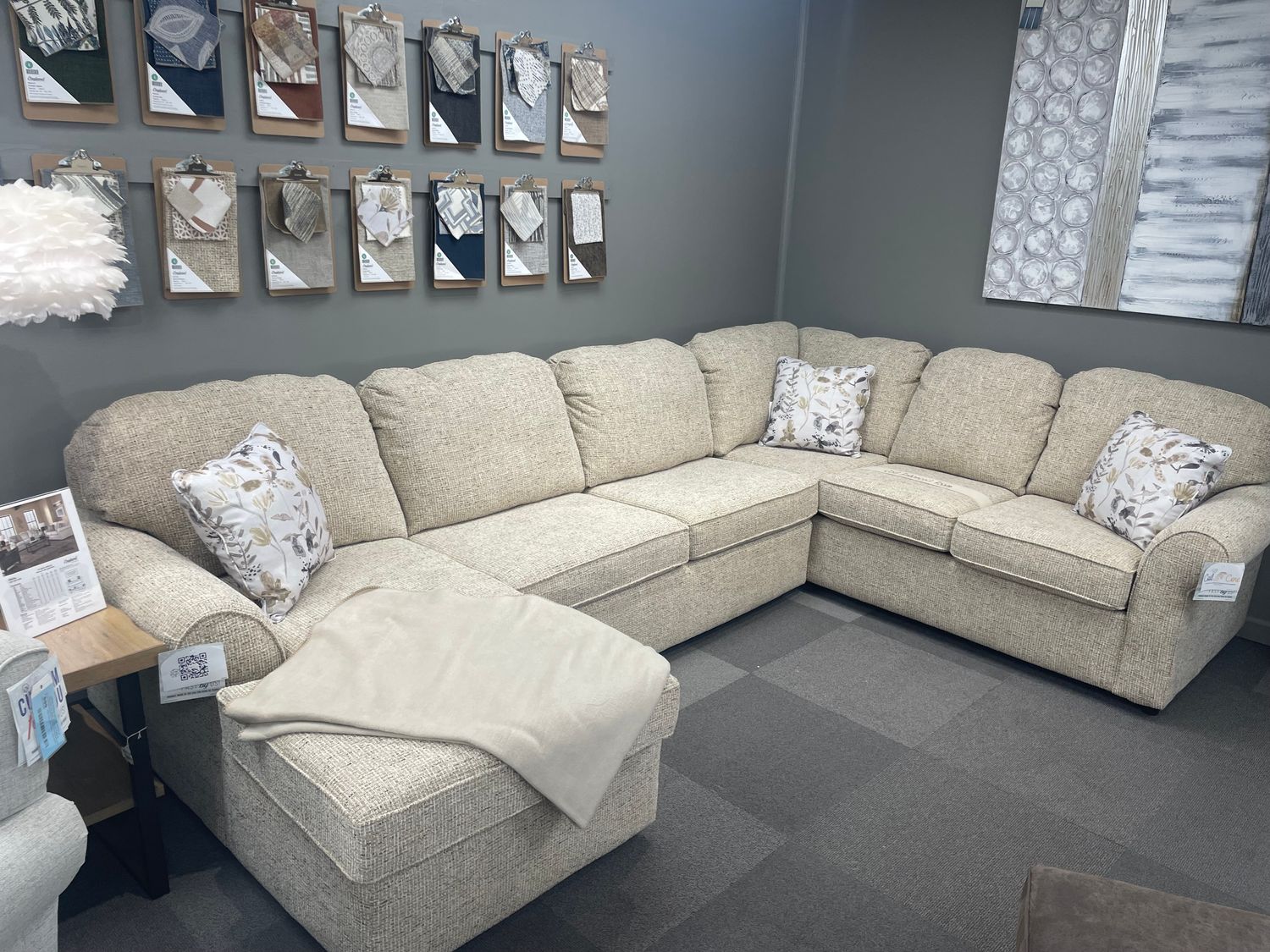 Malibu 3 Peice Sectional Succor HIckory FK