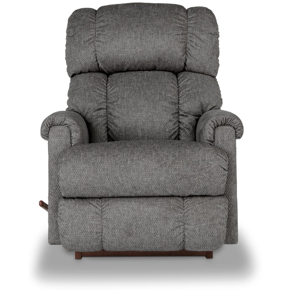 Pinnacle Power Rocking Recliner w/ Headrest &amp; Lumbar I-Saxton Graphite