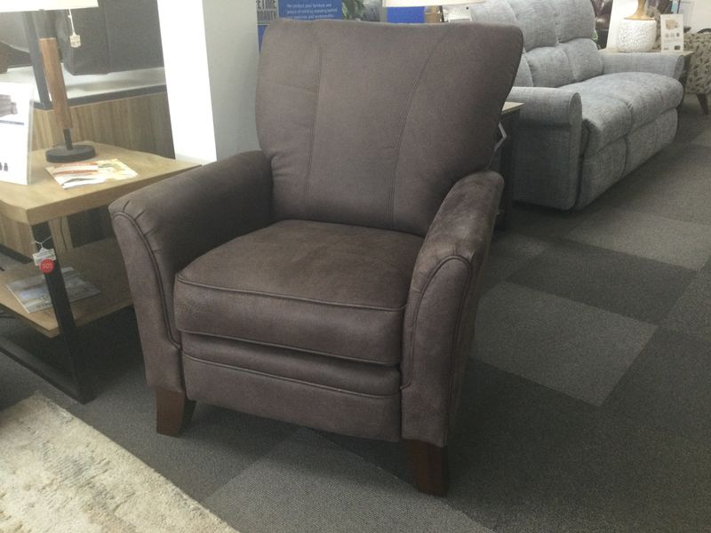 Riley High Leg Reclining Chair Montana Chocolate DISCO