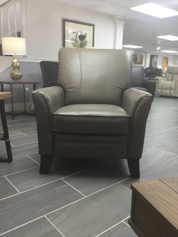 Riley High Leg Reclining Chair Voyage Putty DISCO