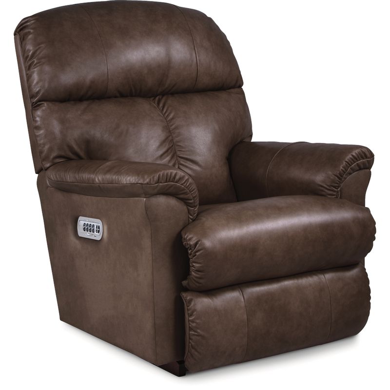 Reed Power Rocking Recliner w/ Headrest &amp; Lumbar Vacation Walnut
