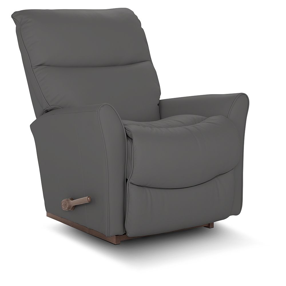 Rowan Rocking Recliner Gambit Graphite Leather