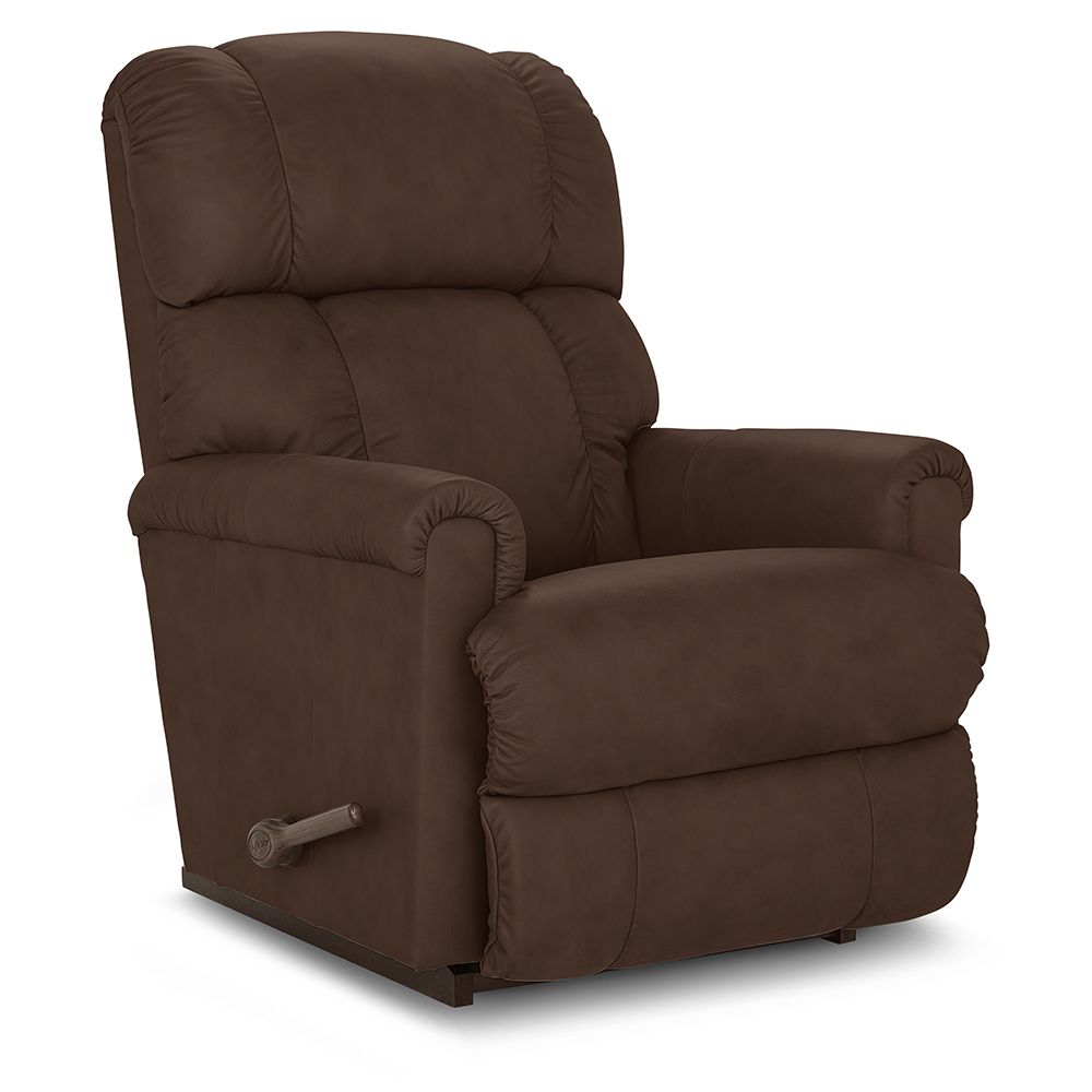 Pinnacle Rocking Recliner Opulence Umber Leather