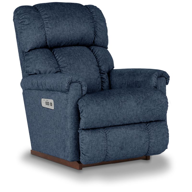 Pinnacle Power Rocking Recliner w/ Headrest &amp; Lumbar I-Saxton Navy