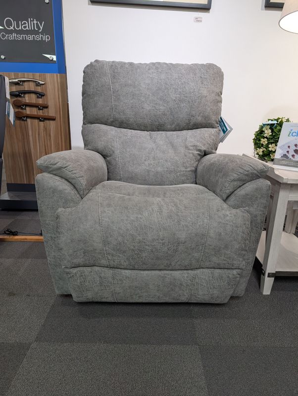 Trouper Power Wall Recliner w/ Headrest &amp; Lumbar I-Northwest Charcoal