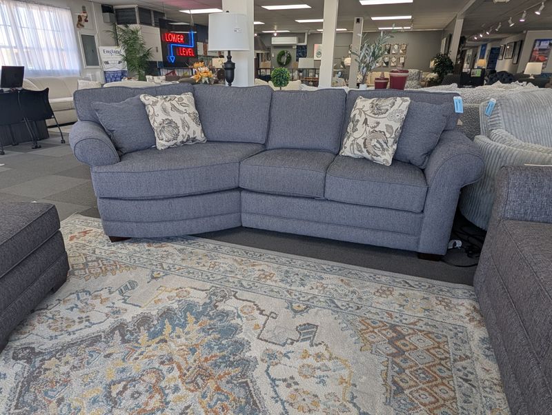 Brantley LAF Cuddler RAF Loveseat Griffin Denim FK