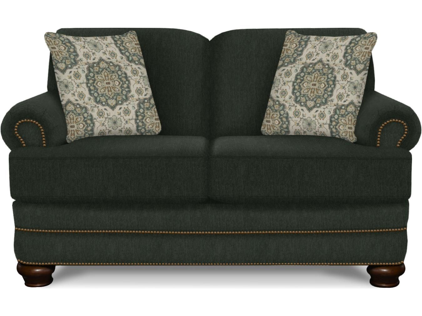 Reed Loveseat With Nail Head Trim Superbad Everest
