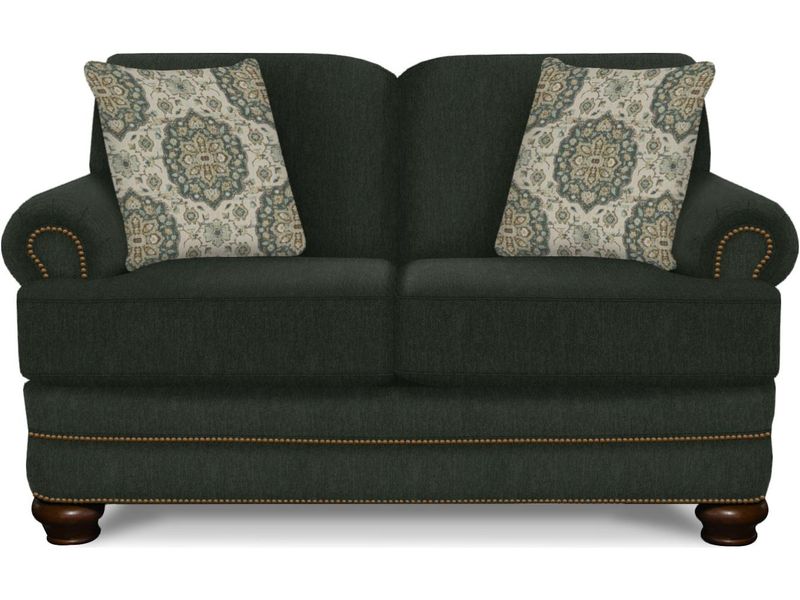Reed Loveseat With Nail Head Trim Superbad Everest