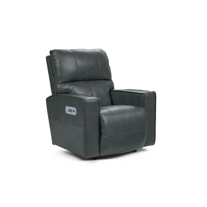 Maddox Power Wall Recliner w/ Headrest &amp; Lumbar Topflight Slate