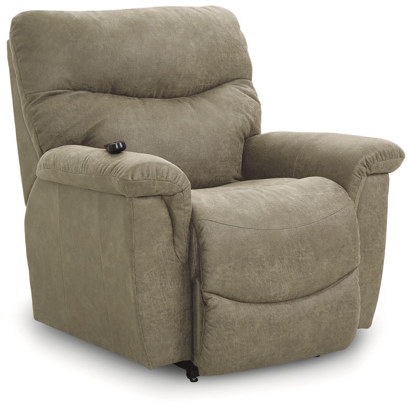 James Silver Power Lift Recliner I-Northwest Dove