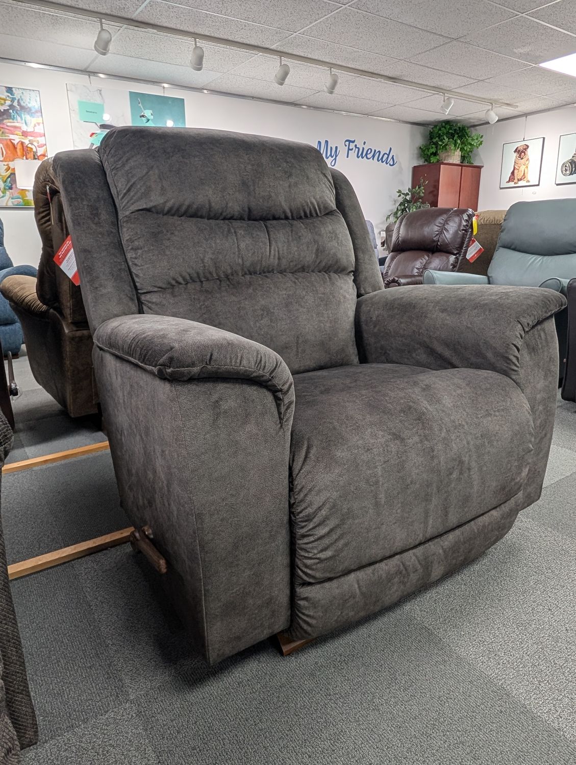 Redwood Rocking Recliner I-Outlier Godiva
