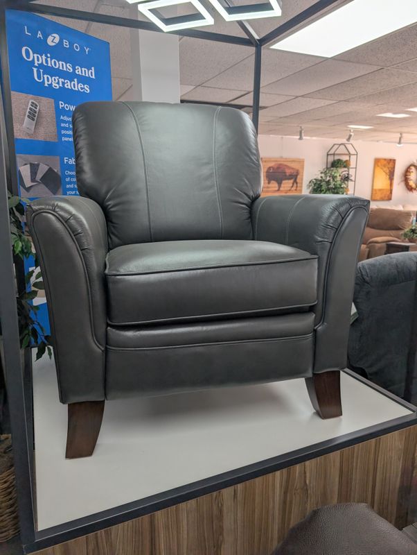 Riley High Leg Reclining Chair Cozy Match Grey