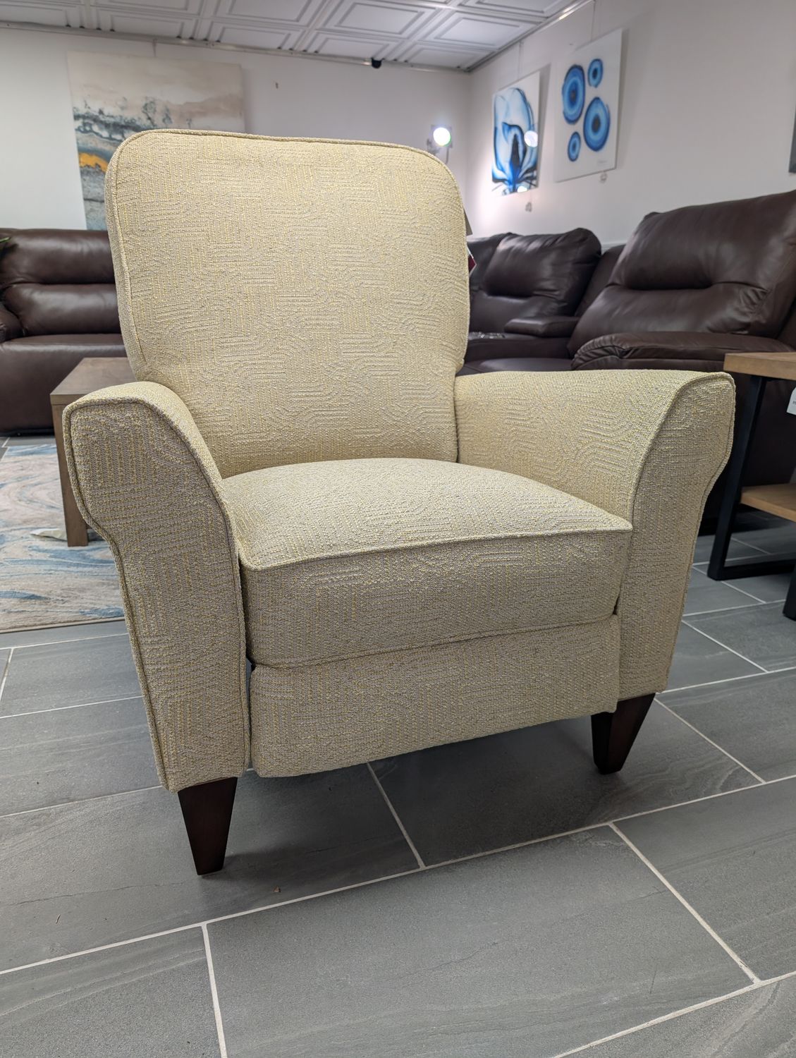 Haven High Leg Reclining Chair Keystone Marigold DISCO