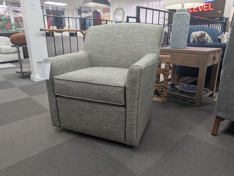 Raleigh Swivel Chair-Olivia Pine