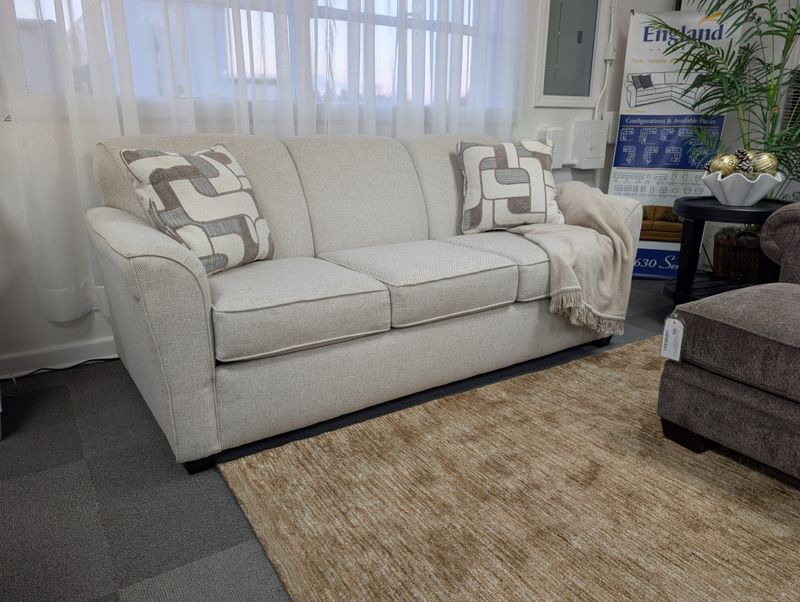 Smyrna Sofa Treaty Natural With Frame &amp; Cushion Coil