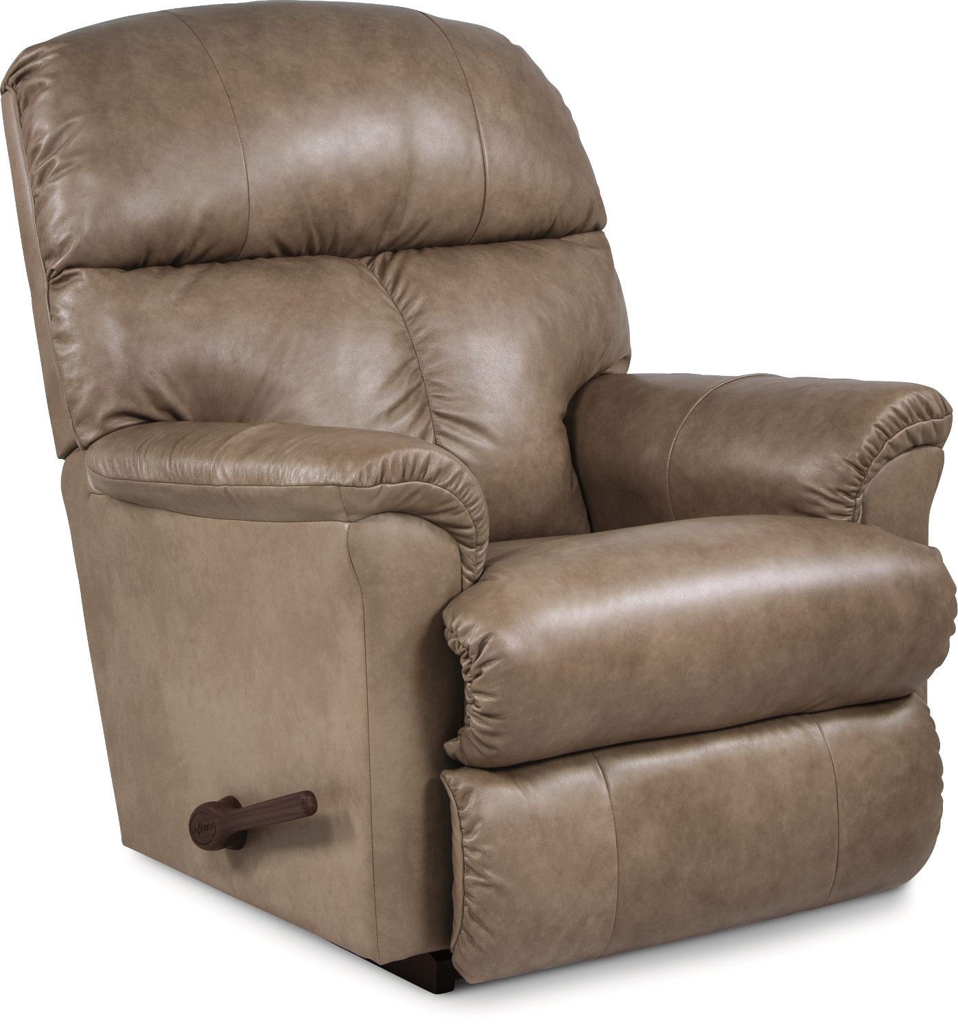 Reed Rocking Recliner Vacation Beige Leather