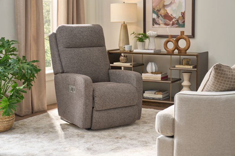 Finley Power Wall Recliner w/ Headrest &amp; Lumbar Ollie Granite FD