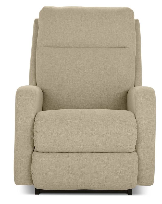Finley Power Rocking Recliner w/ Headrest Defender Linen