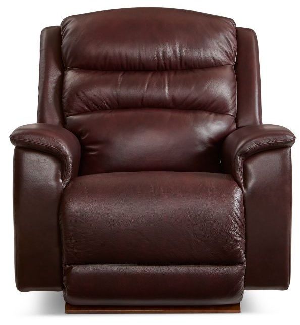 Redwood Power Rocking Recliner w/ Headrest &amp; Lumbar Prestige Wine Leather