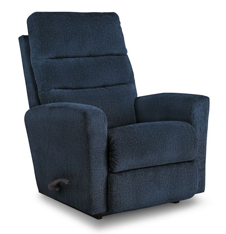 Liam Rocking Recliner - Tiago Navy Fabric