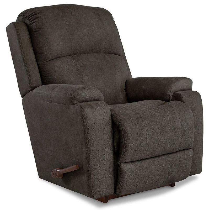 Dorian Rocking Recliner - i-Rivers Smoke Fabric