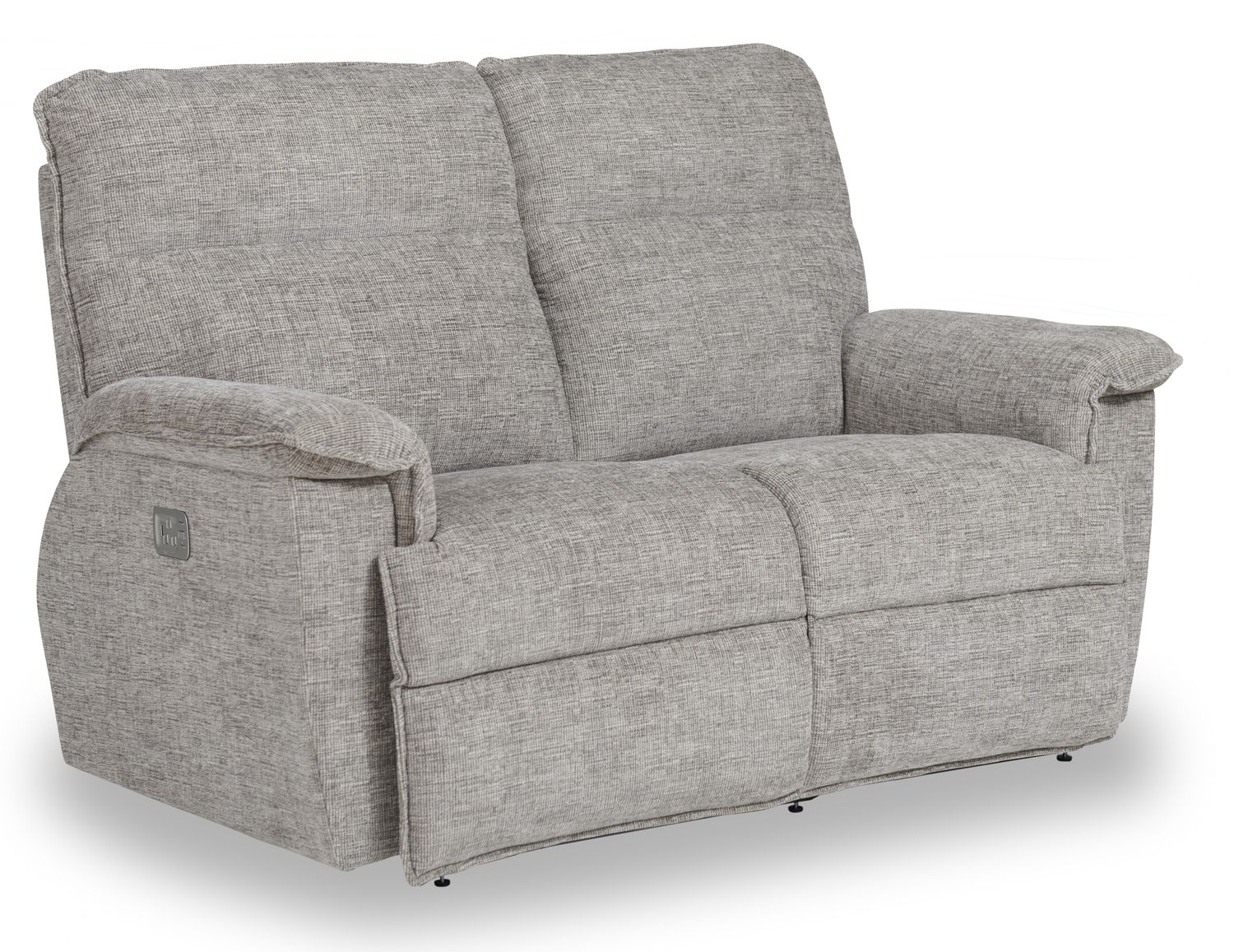 Jay Power Reclining Loveseat With Headrest - Donegal Linen Fabric