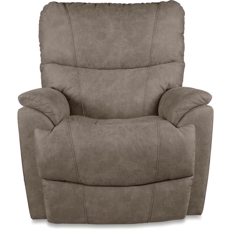 Trouper Power Rocking Recliner With Headrest, Lumbar - i-Northwest Sable Fabric