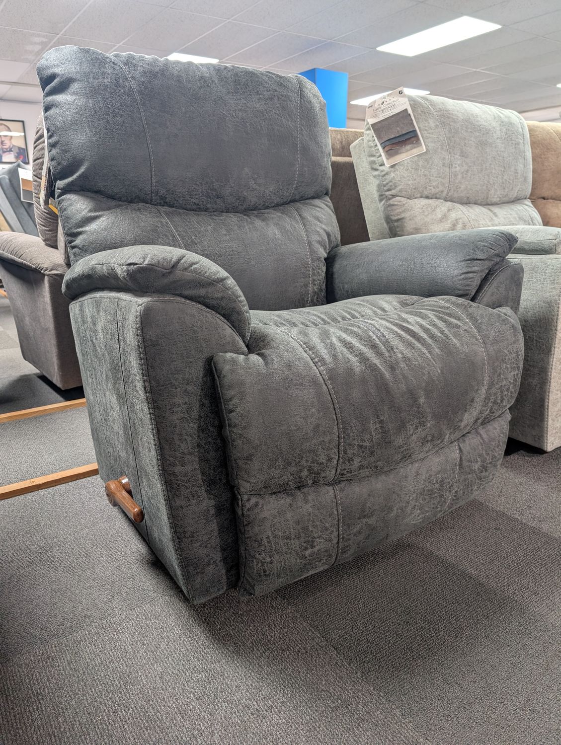Trouper Rocking Recliner - i-Northwest Ink Fabric
