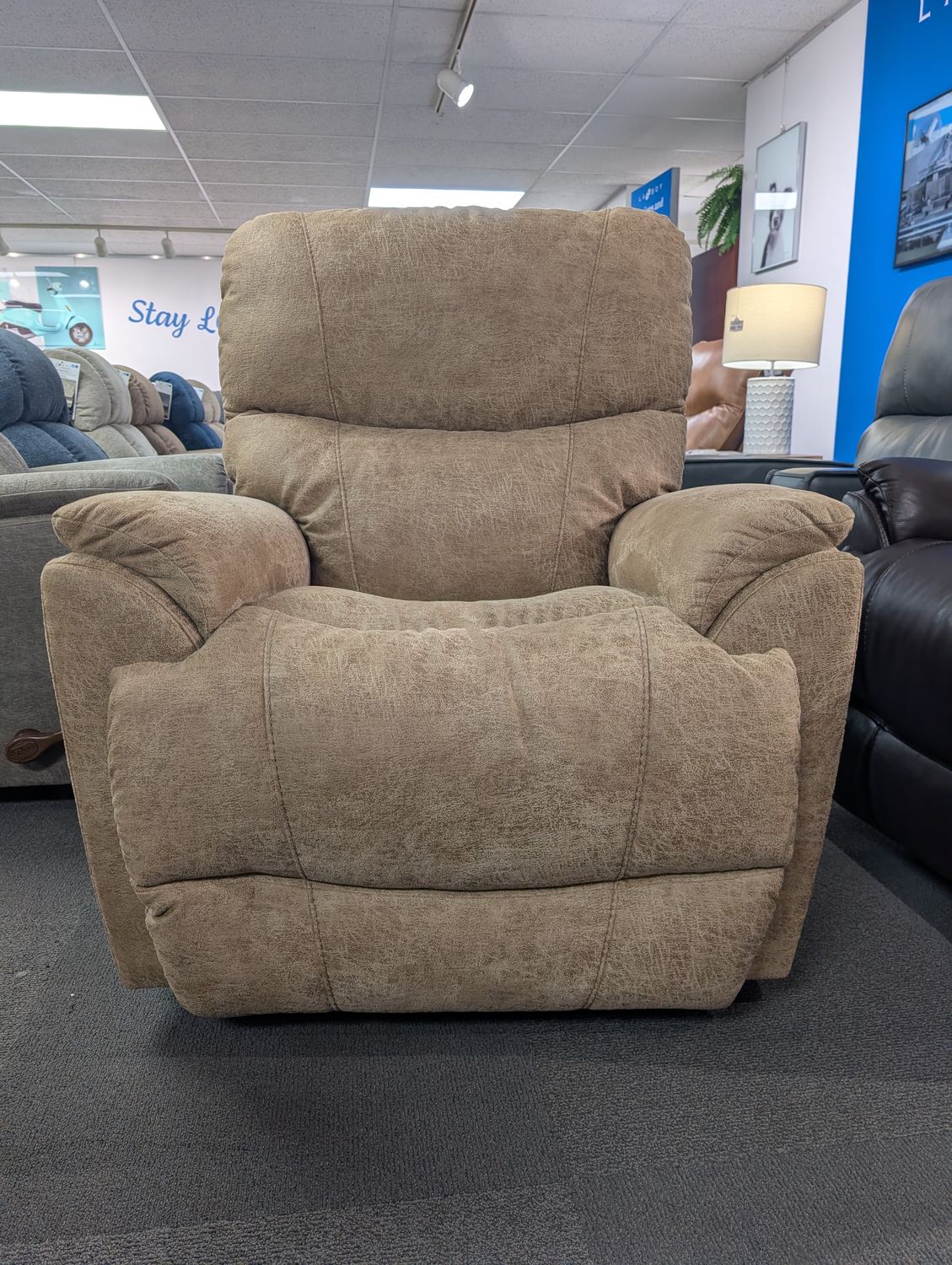 Trouper Wall Recliner - i-Northwest Camel Fabric