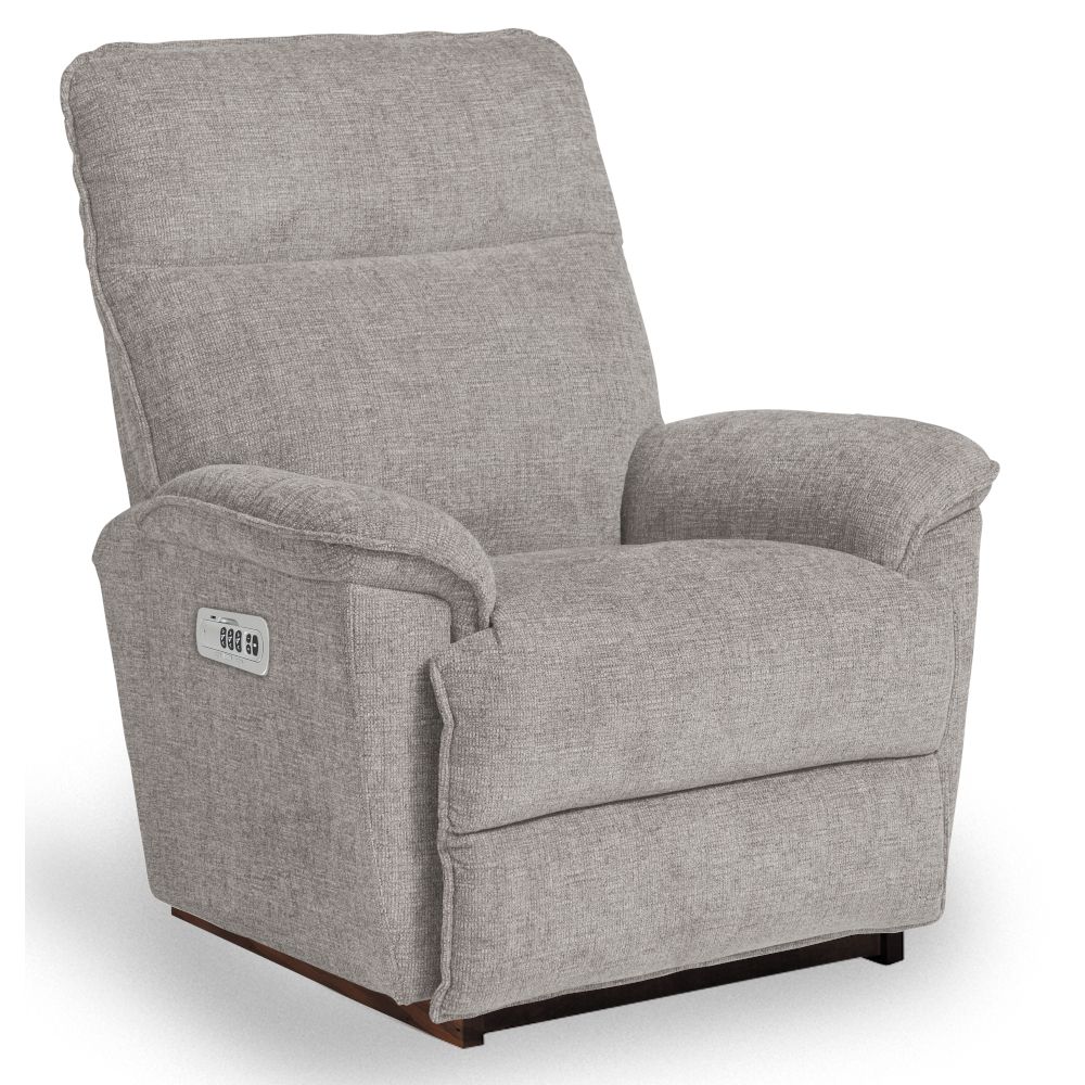 Jay Power Rocking Recliner With Headrest - Donegal Linen Fabric