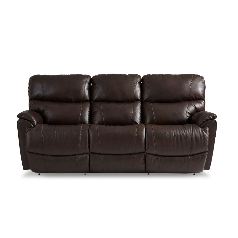 Trouper Reclining Sofa - Intermingle Walnut Leather