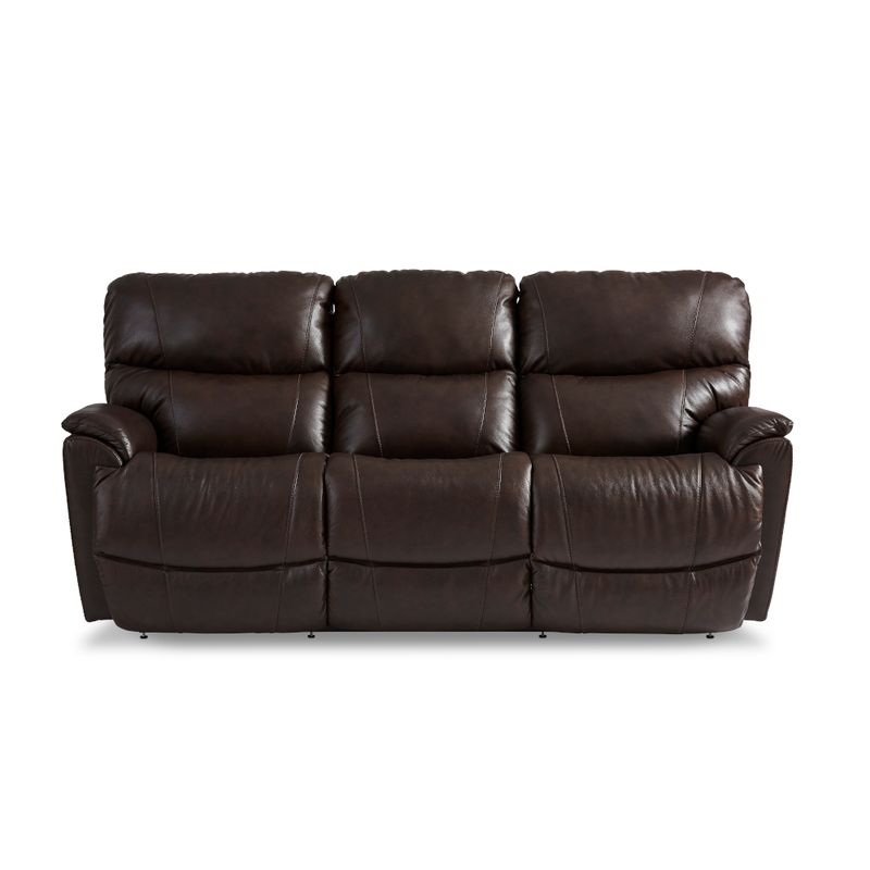 Trouper Reclining Sofa - Intermingle Walnut Leather