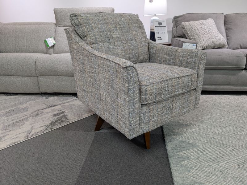 Reegan High Leg Swivel Chair - Kerr Tusk Fabric