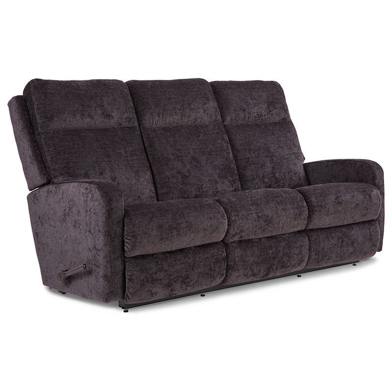 Finley Wall Reclining Sofa Dual Arc Handle - Helix Storm Fabric FD