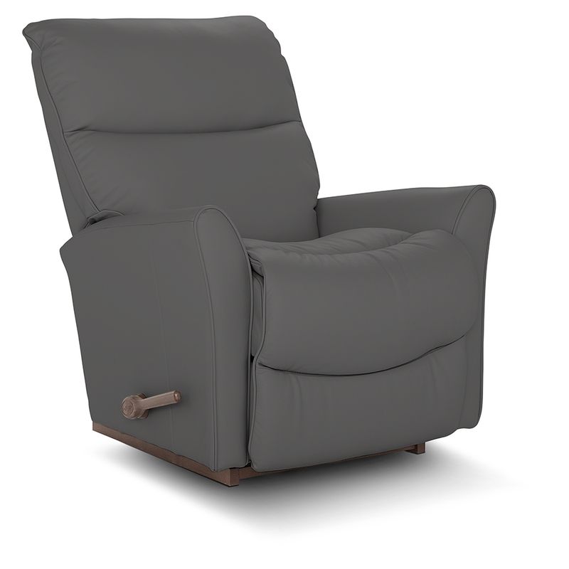 Rowan Rocking Recliner - Gambit Graphite Leather