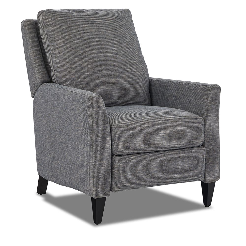 Audrey High Leg Reclining Chair - Manorwood Harbor Fabric