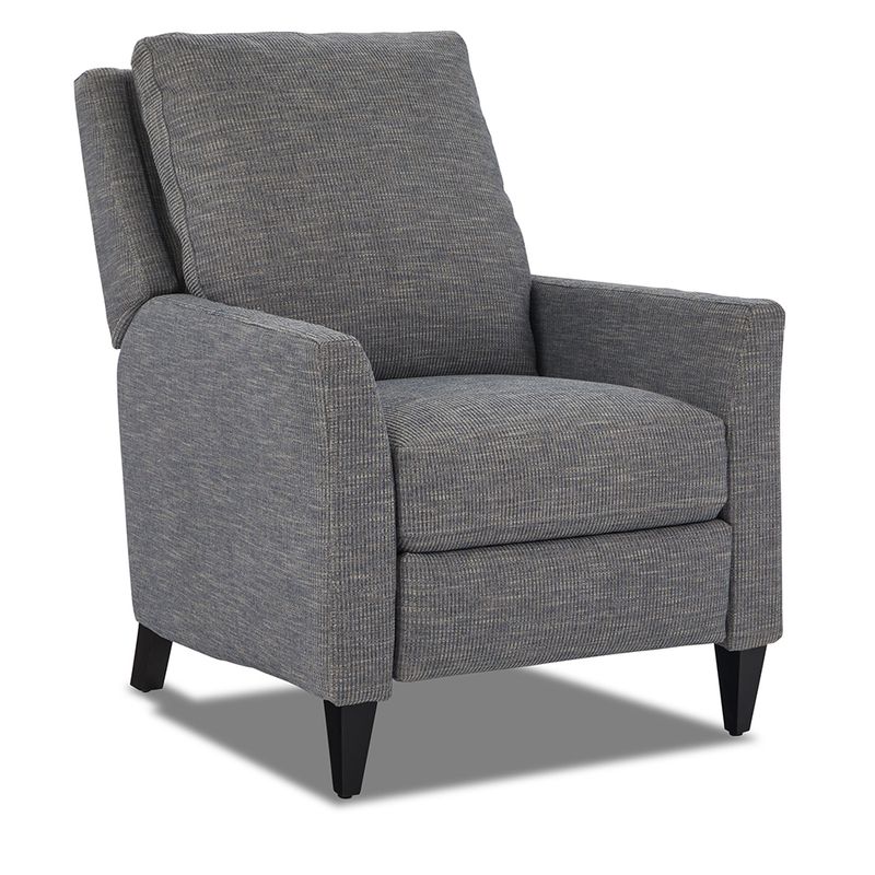 Audrey High Leg Reclining Chair - Manorwood Harbor Fabric
