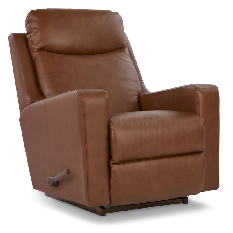 Emmons Rocking Recliner - Camaraderie Oak Leather