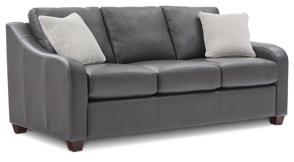 Charlie Sofa Sutton Navy Leather